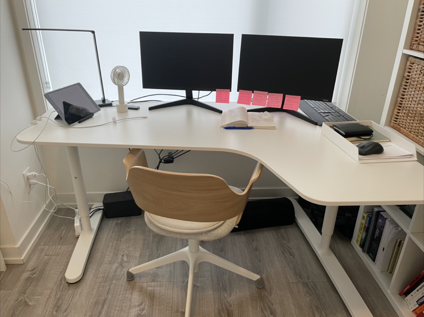 IKEA BEKANT Corner Desk - White