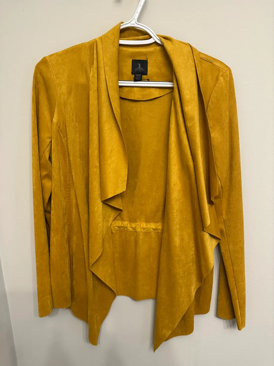 Jules Leopold Studio Mustard Yellow Suede Jacket - Size XS/TP thumbnail