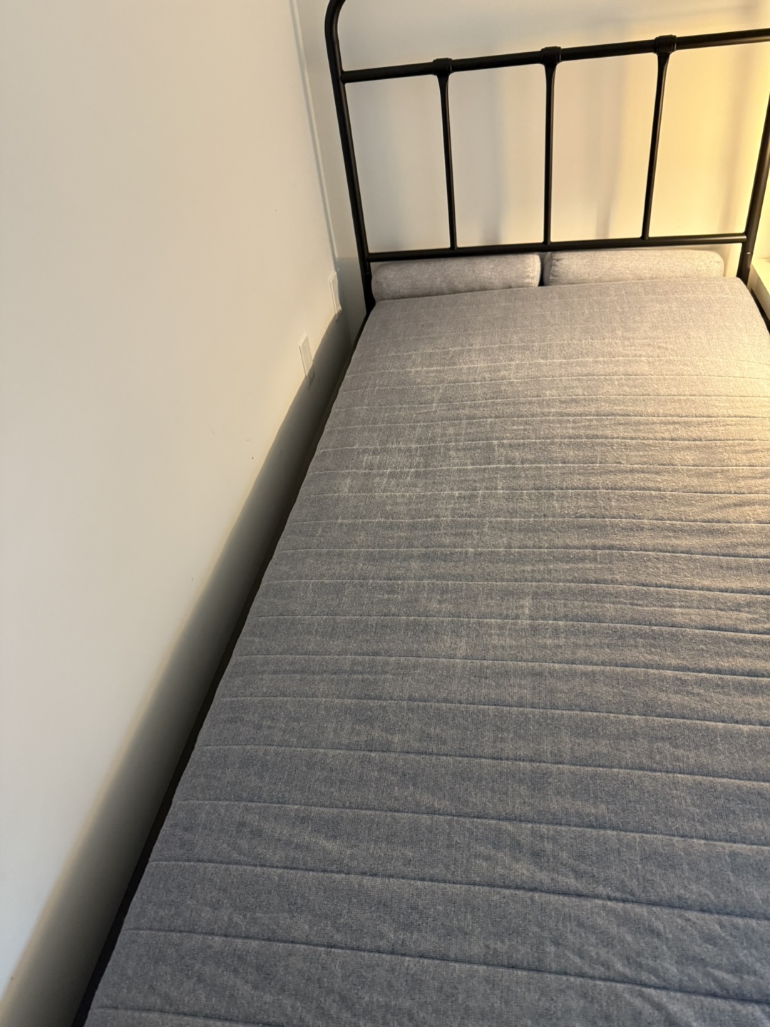 Grey Mattress Topper - Twin XL