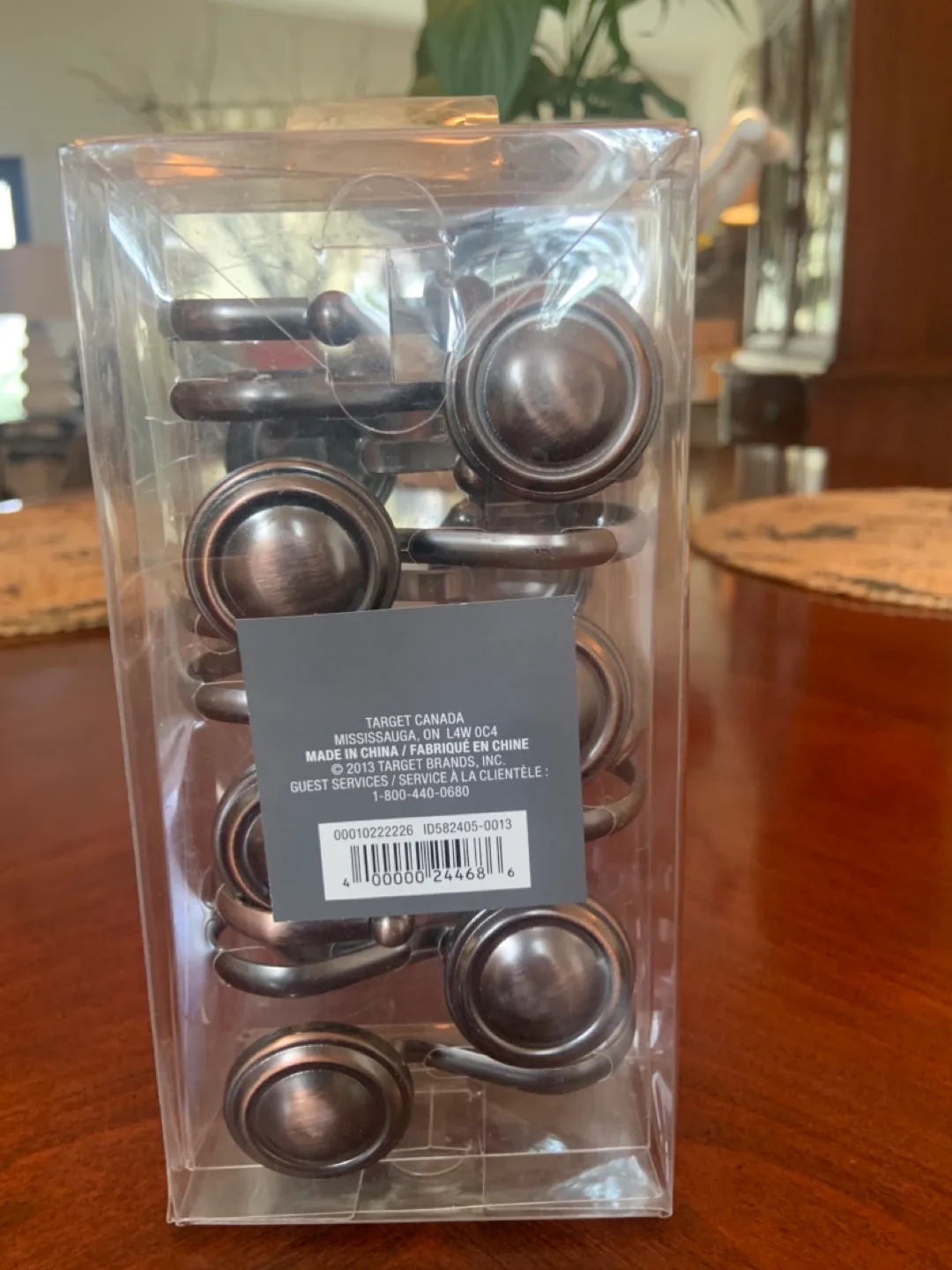 Threshold Oil-Rubbed Bronze Shower Hooks (12 Count) image indicator(5)