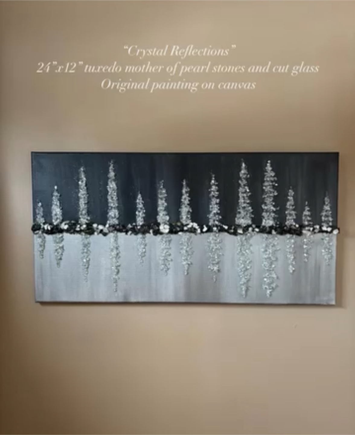 Original Crystal Reflections Painting