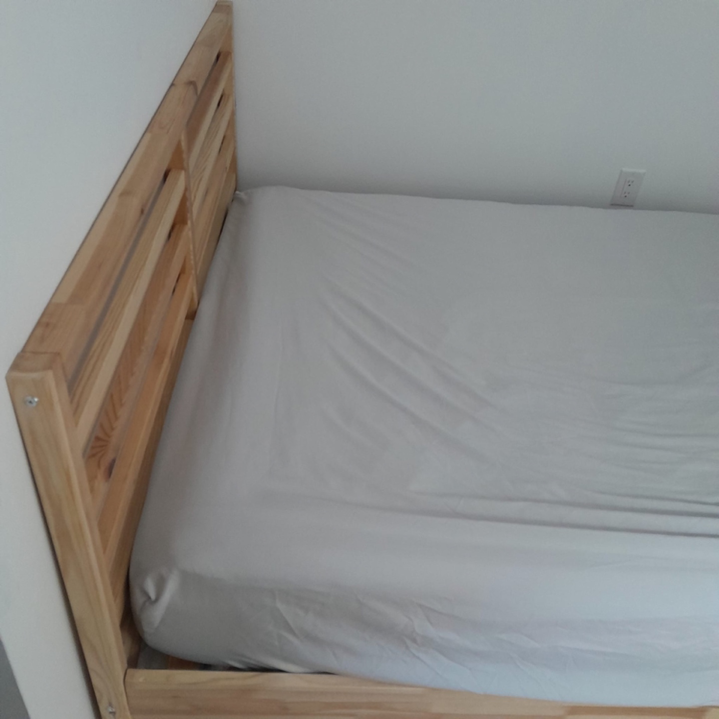 IKEA TARVA Double Bed Frame with Headboard - photo 2