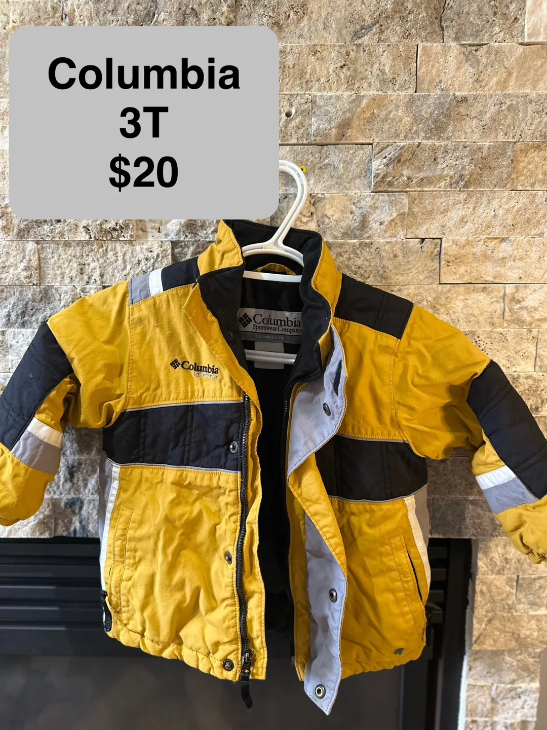 Columbia 3T Winter Jacket - Yellow, Black, Grey thumbnail