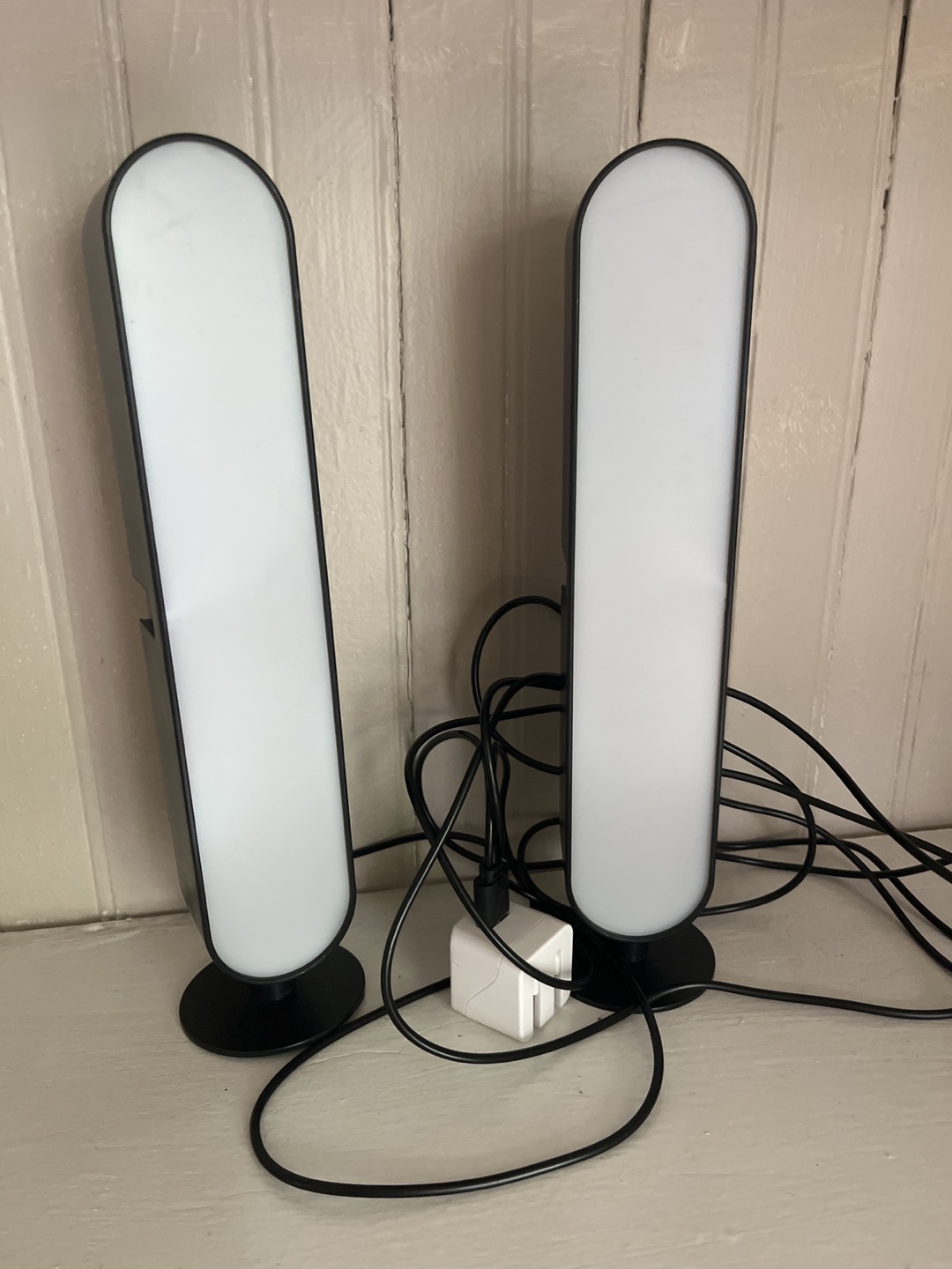 Pair of Sleek Modern LED Desk Lamps