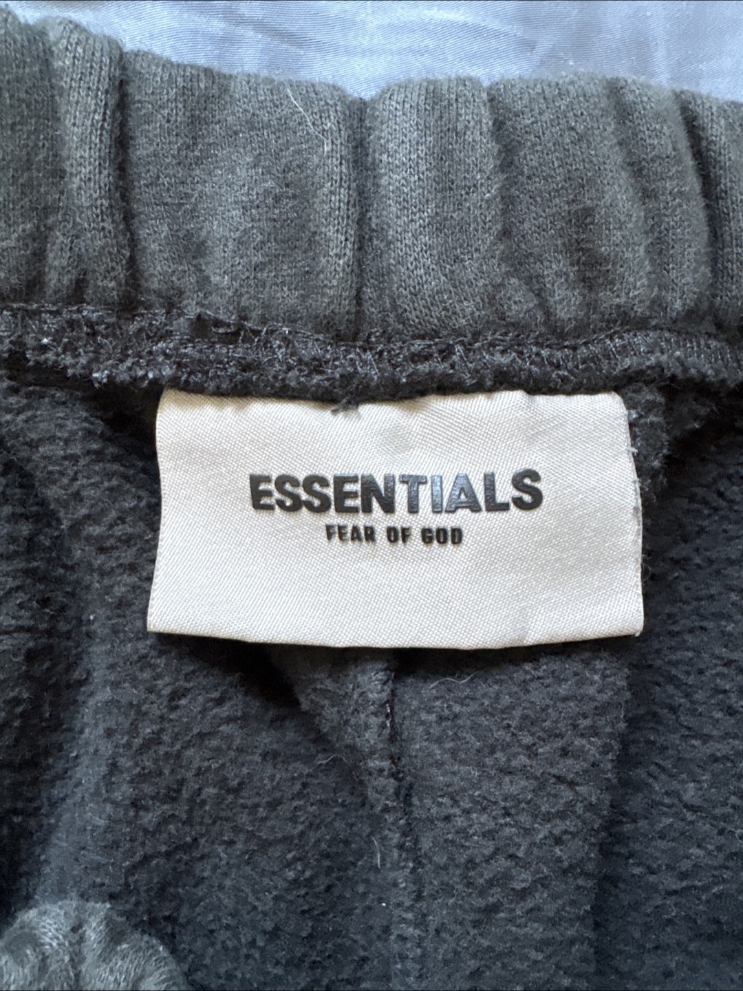 Fear of God Essentials Black Sweatshorts - photo 4