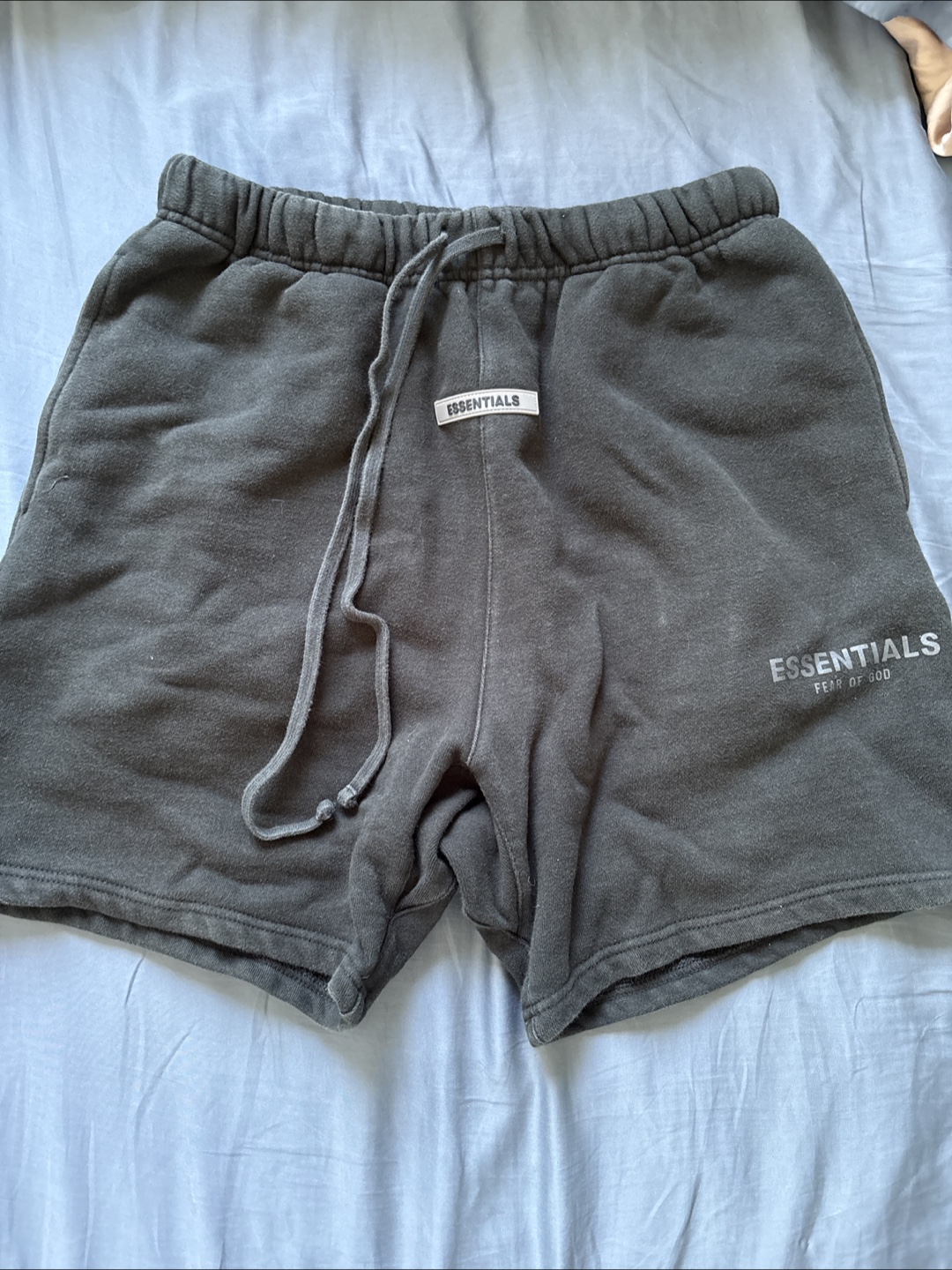 Fear of God Essentials Black Sweatshorts