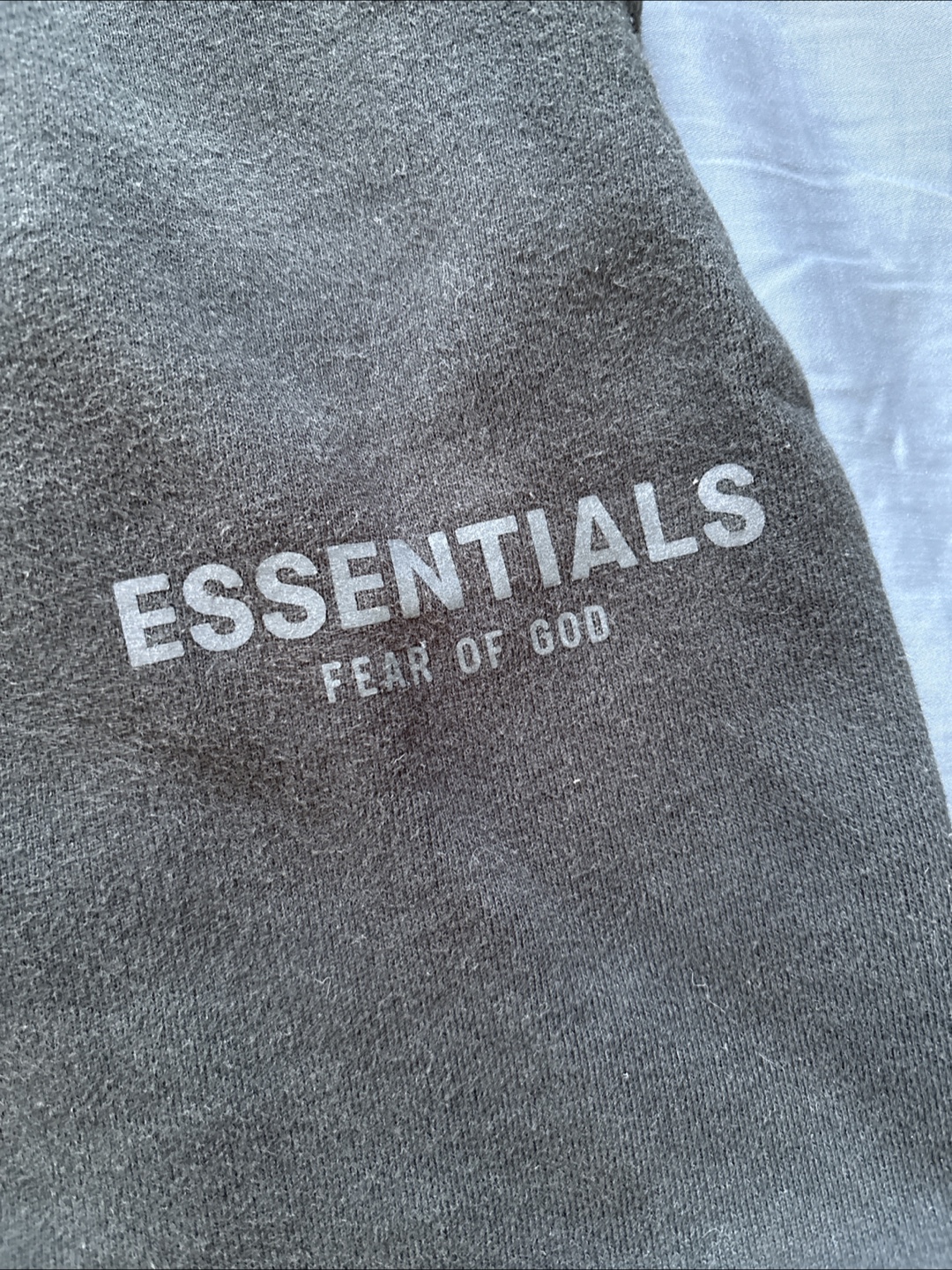 Fear of God Essentials Black Sweatshorts - photo 2