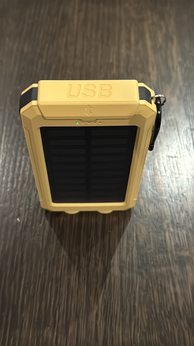 Solar charger with dual flashlight - photo 3