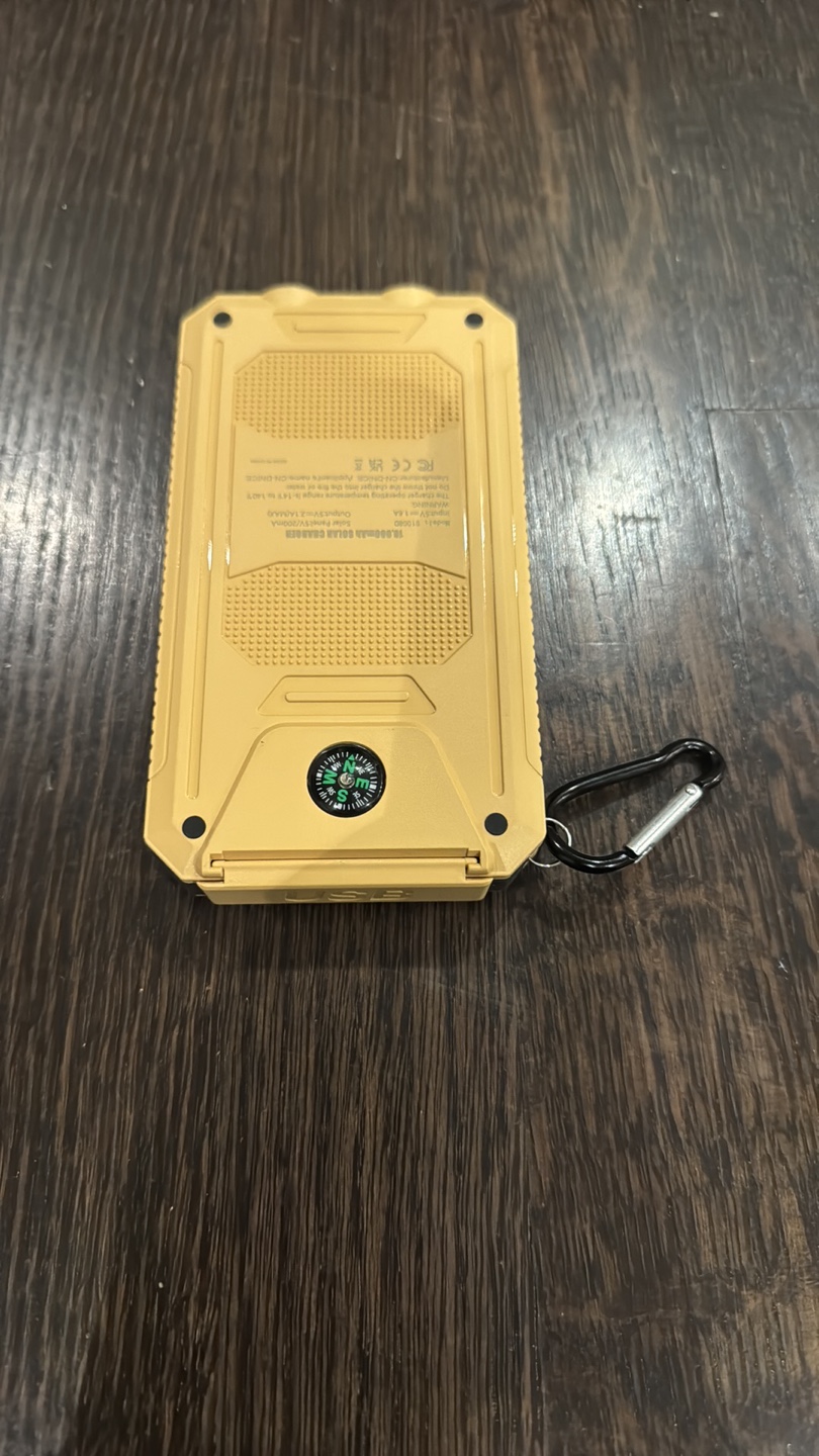 Solar charger with dual flashlight - photo 2