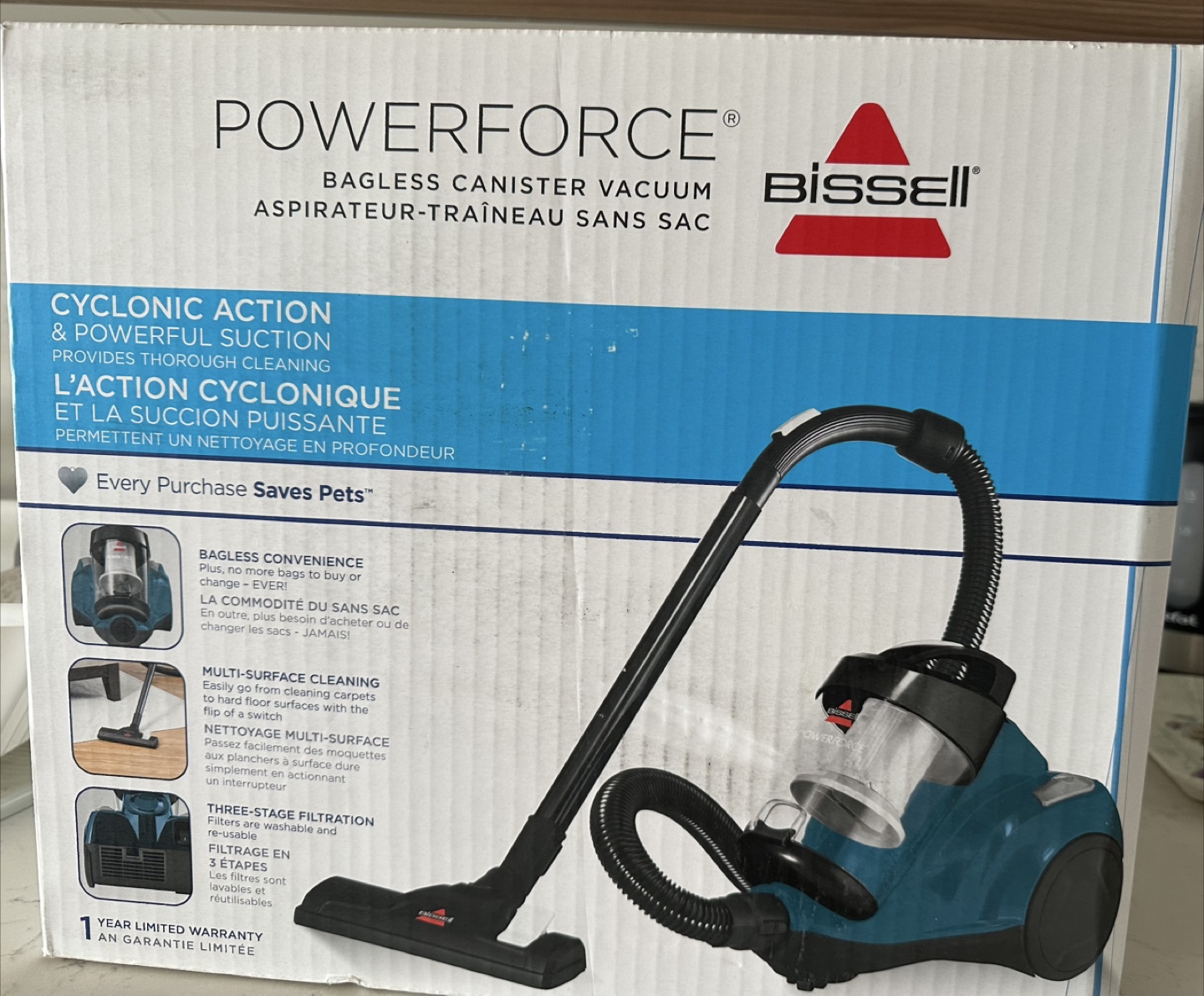 Bissell Powerforce Bagless Canister Vacuum - photo 3