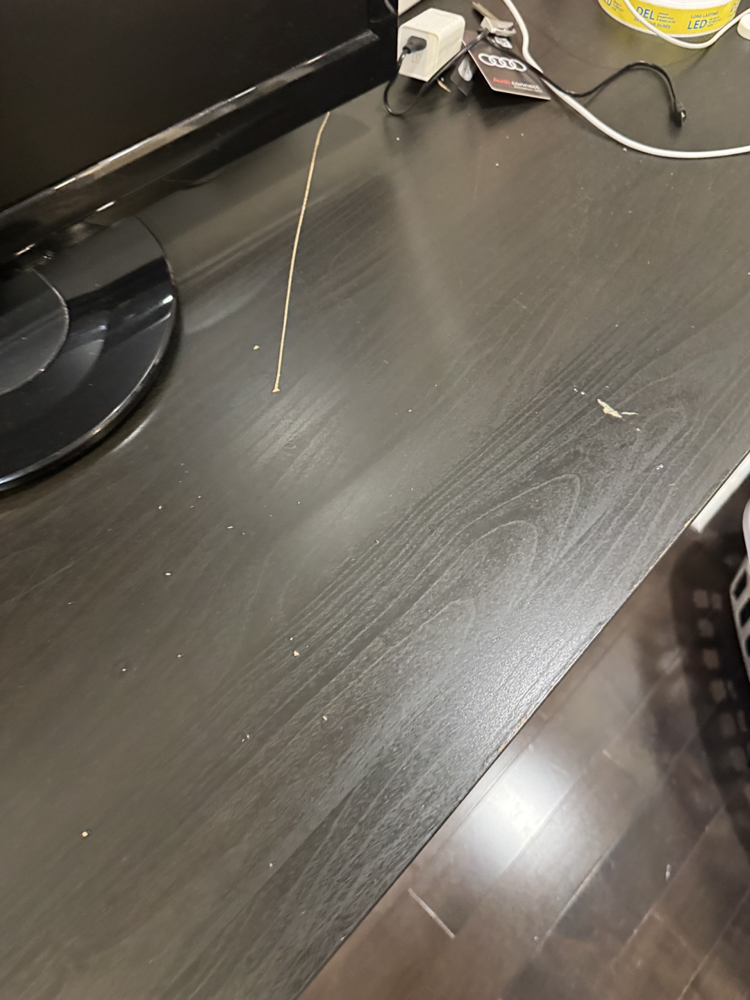IKEA Dark Brown Desk with Drawers