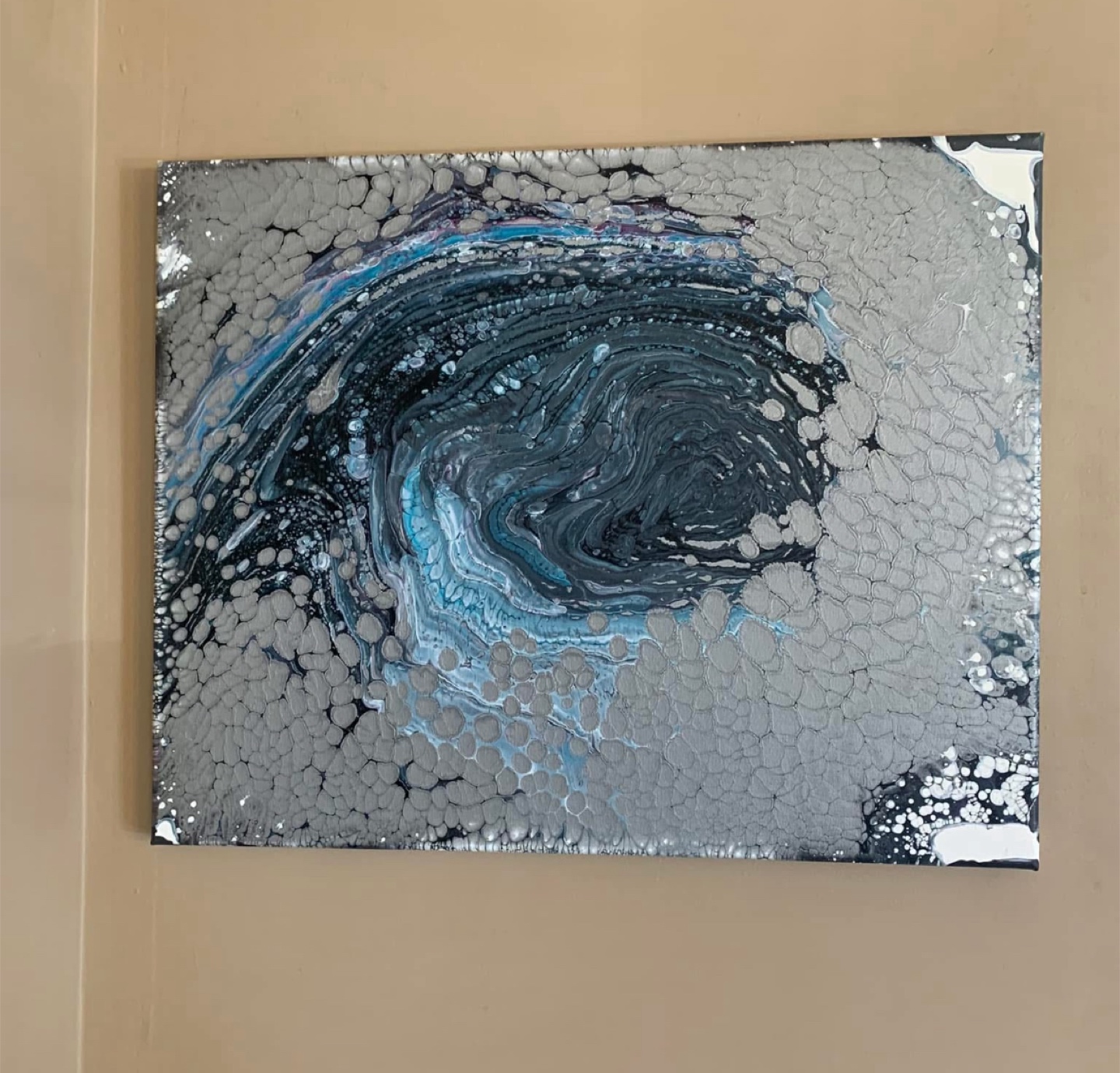 Abstract Fluid Acrylic Pour Painting
