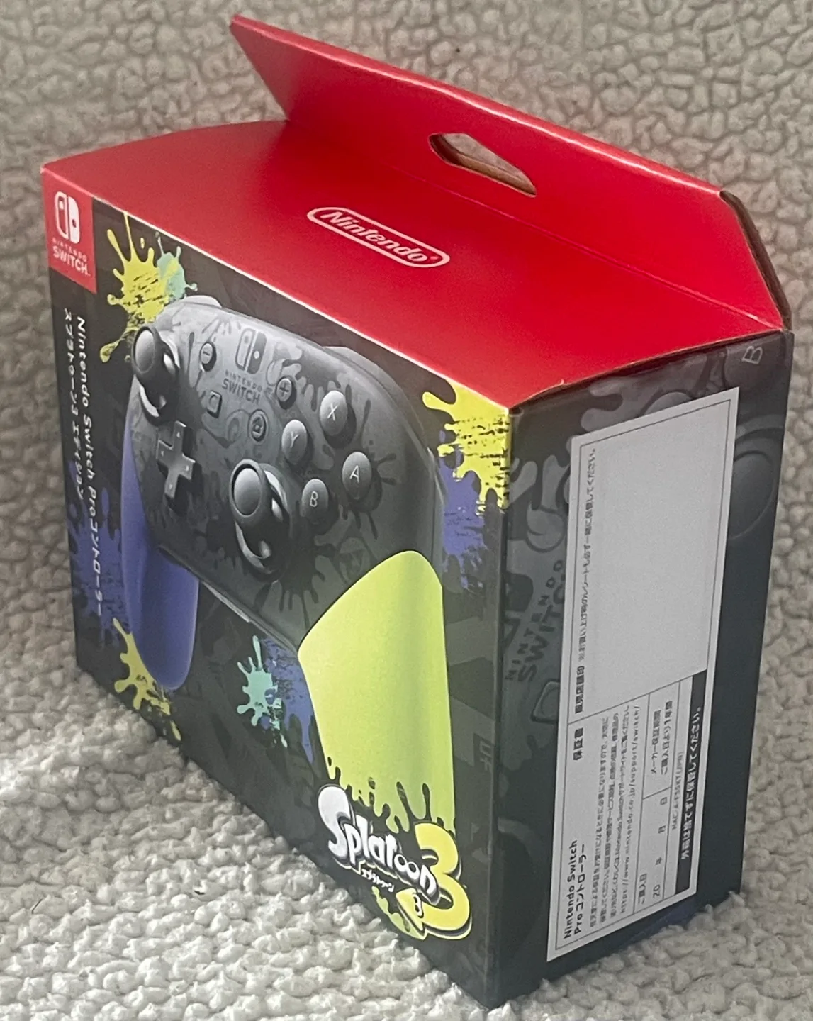 Nintendo Switch Pro Controller - Splatoon 3 Edition image indicator(3)