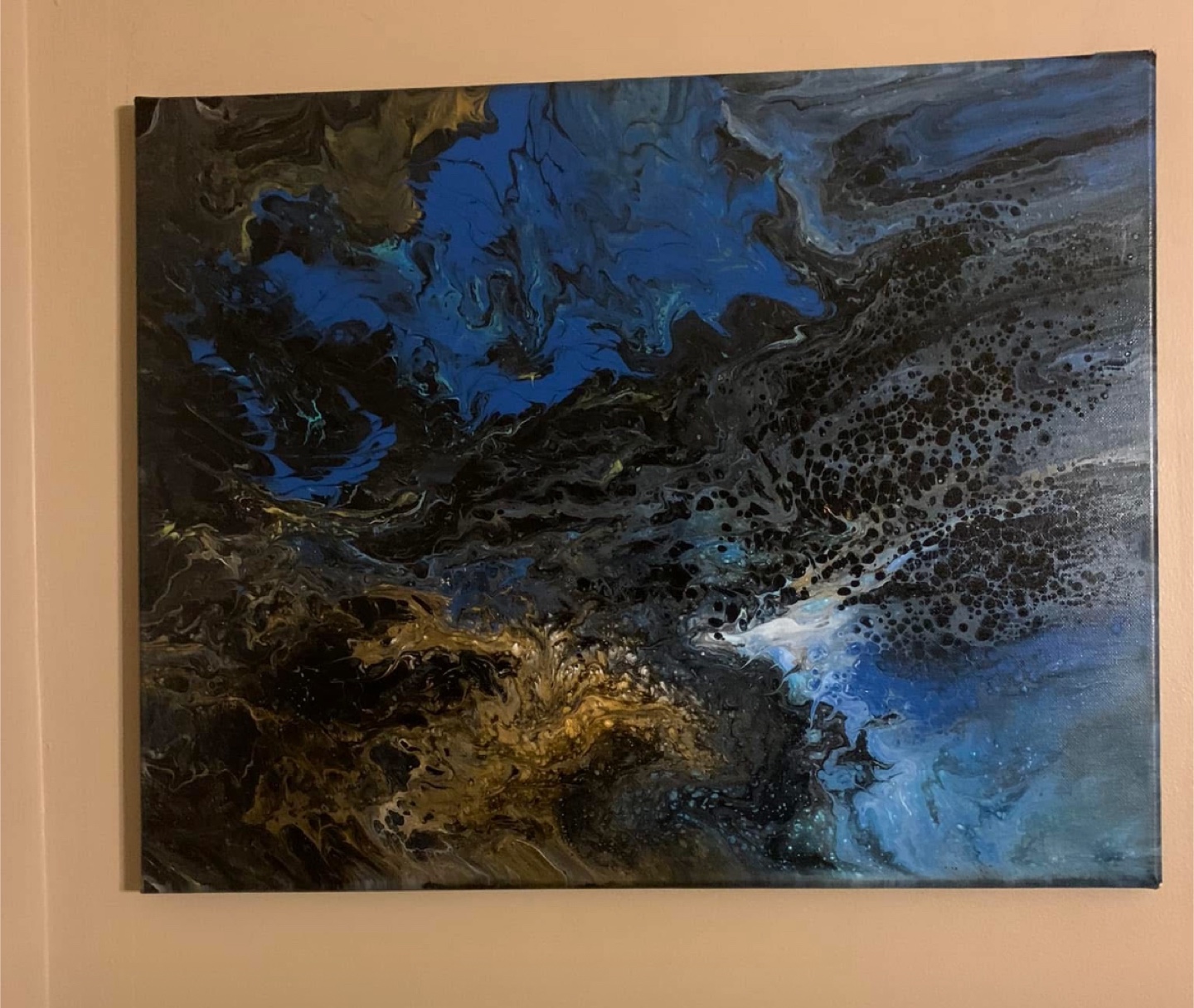 Abstract Fluid Acrylic Painting