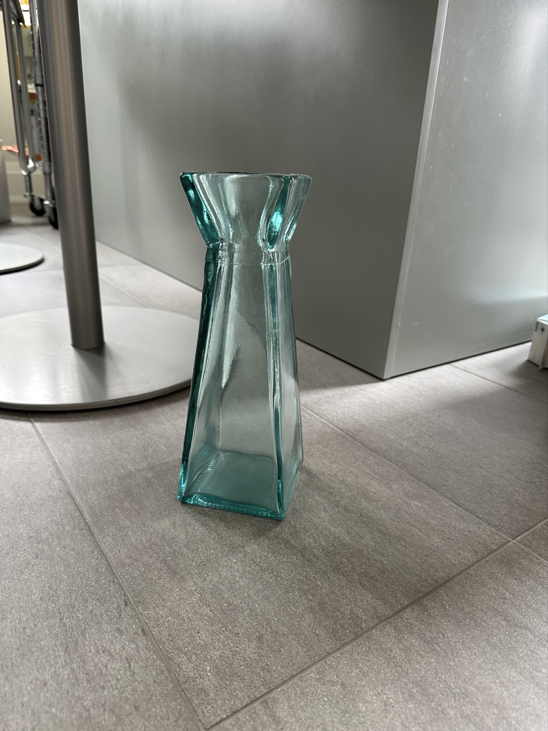 Light Teal Glass Vase
