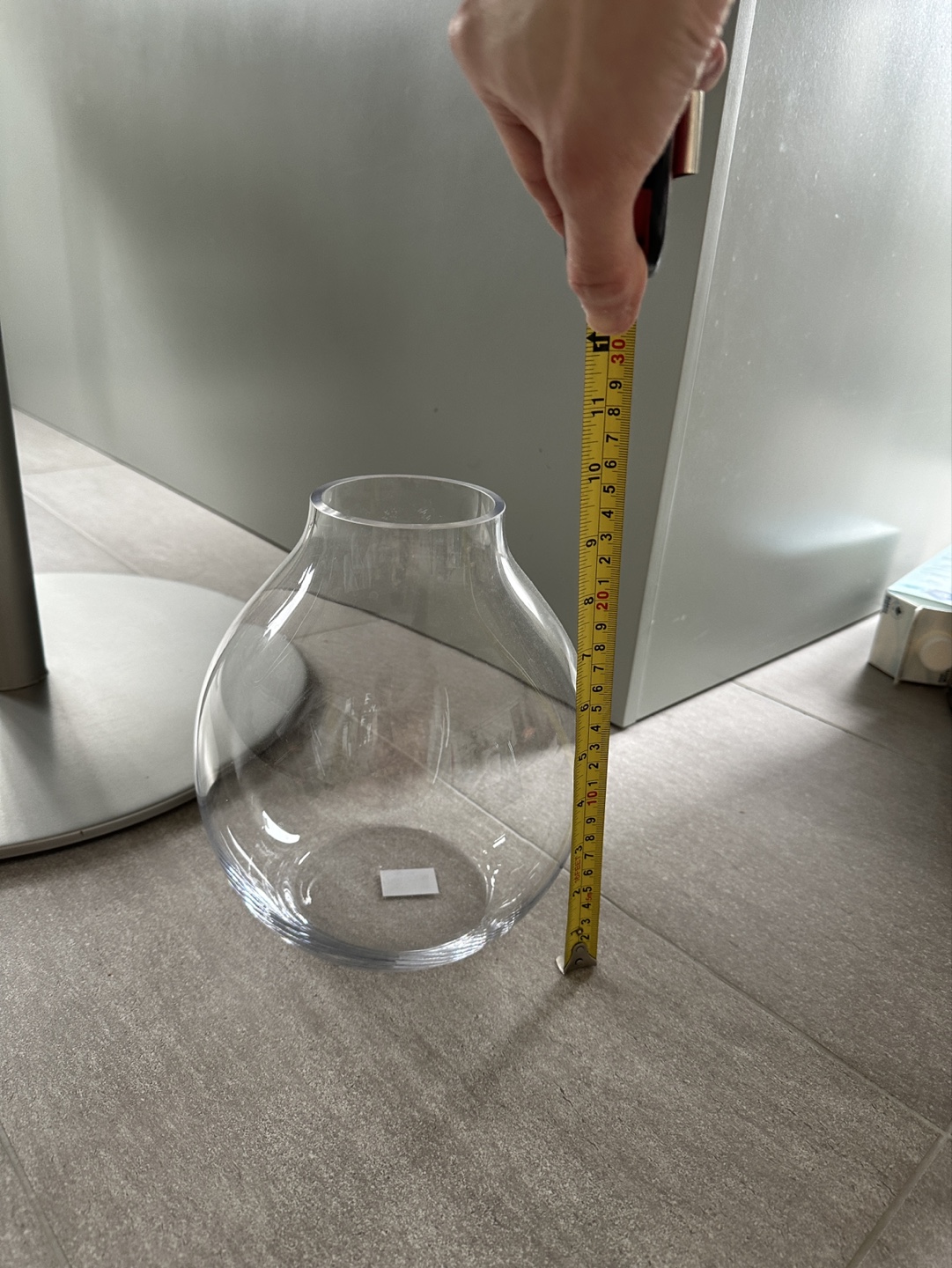 Clear Glass Vase - photo 2
