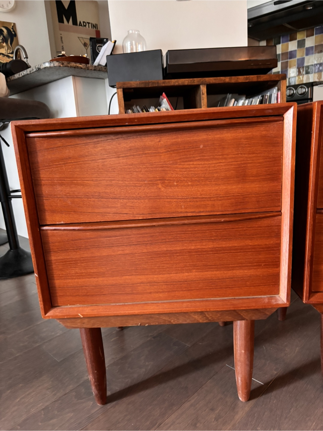 Mid-Century Modern Teak Nightstands - photo 2