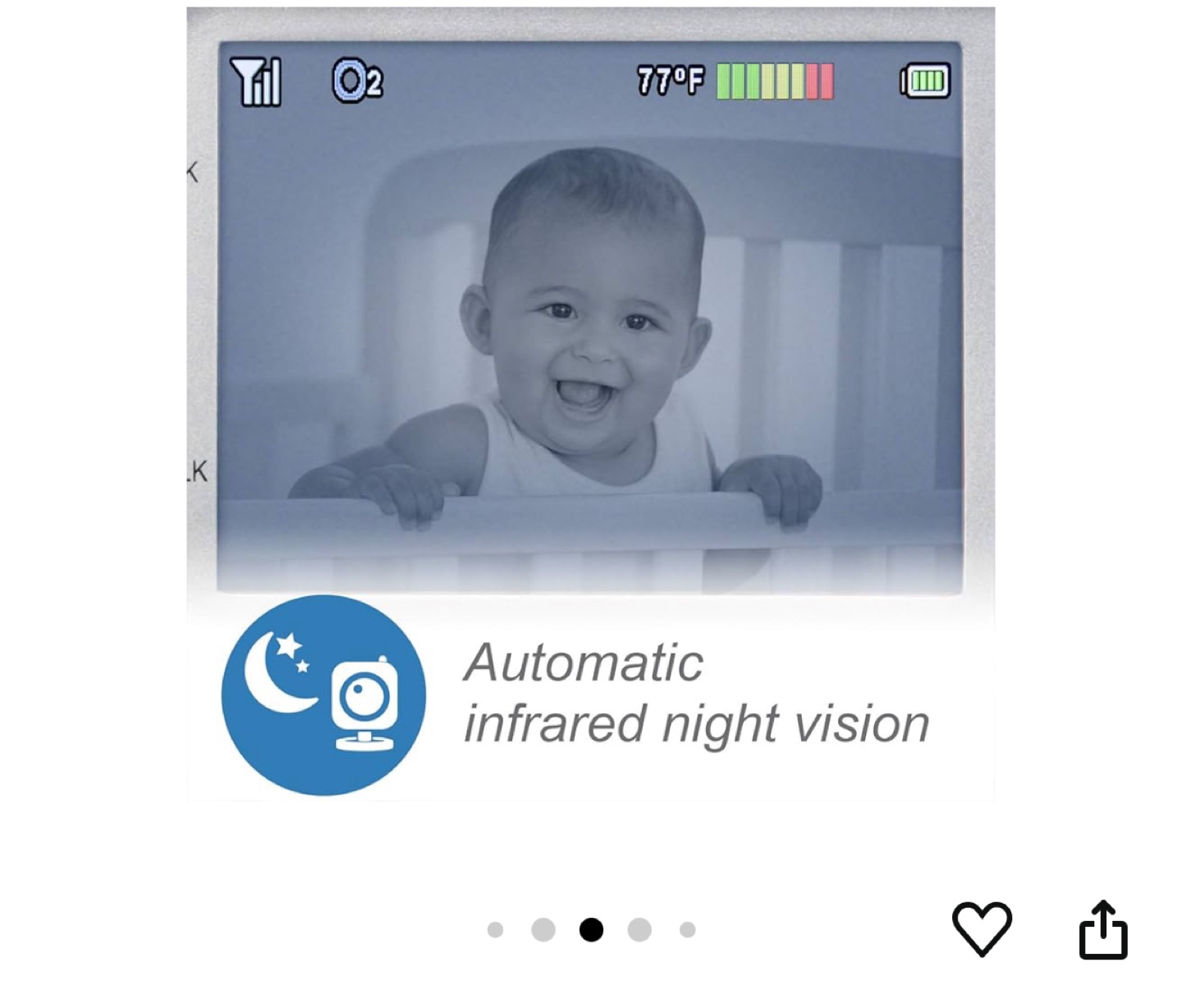 *Moving Sale* VTech VM3253 Video Baby Monitor with 2.8" Screen - photo 4