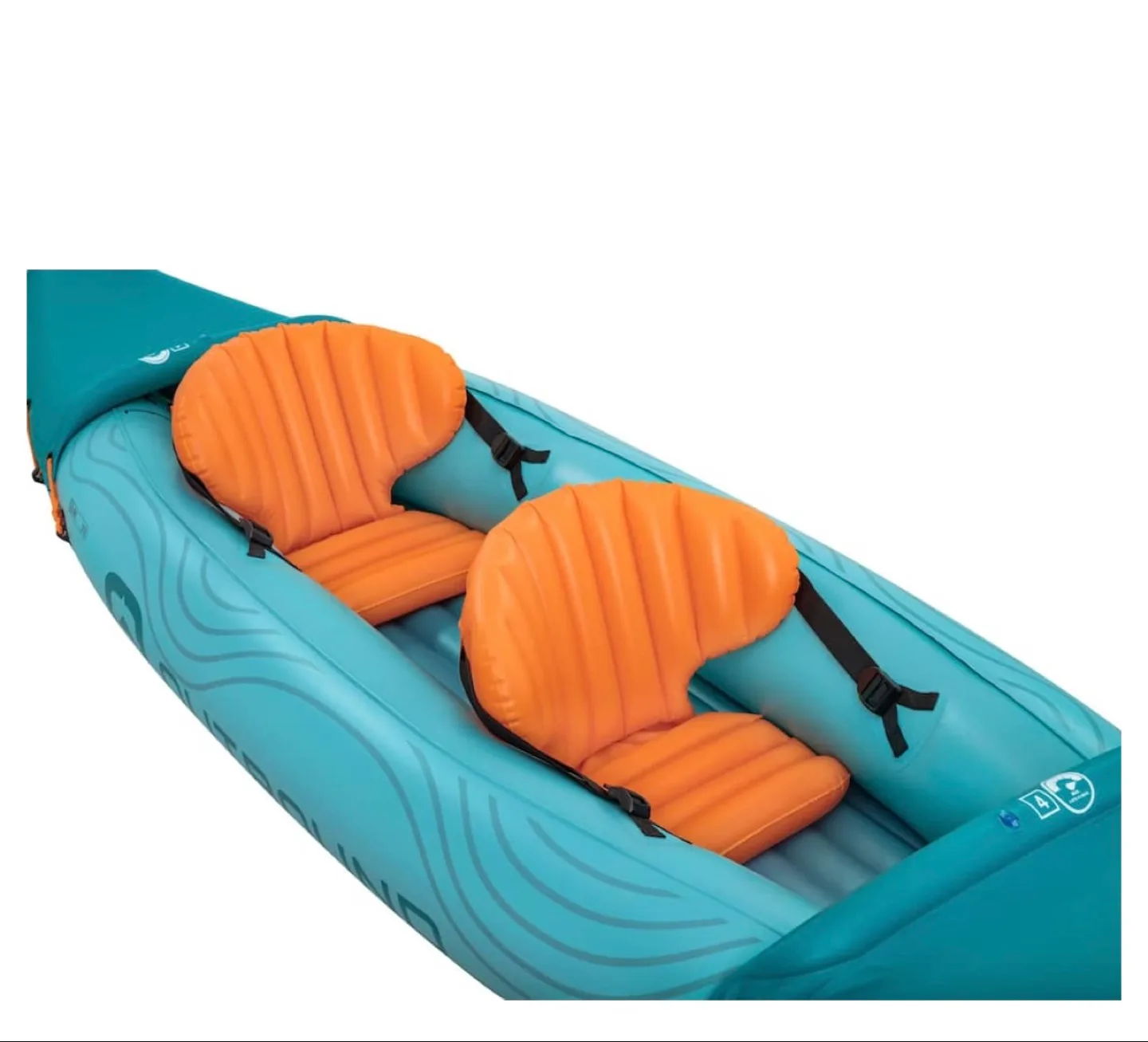 Outbound 2-Person Inflatable Kayak with Paddles image indicator(3)