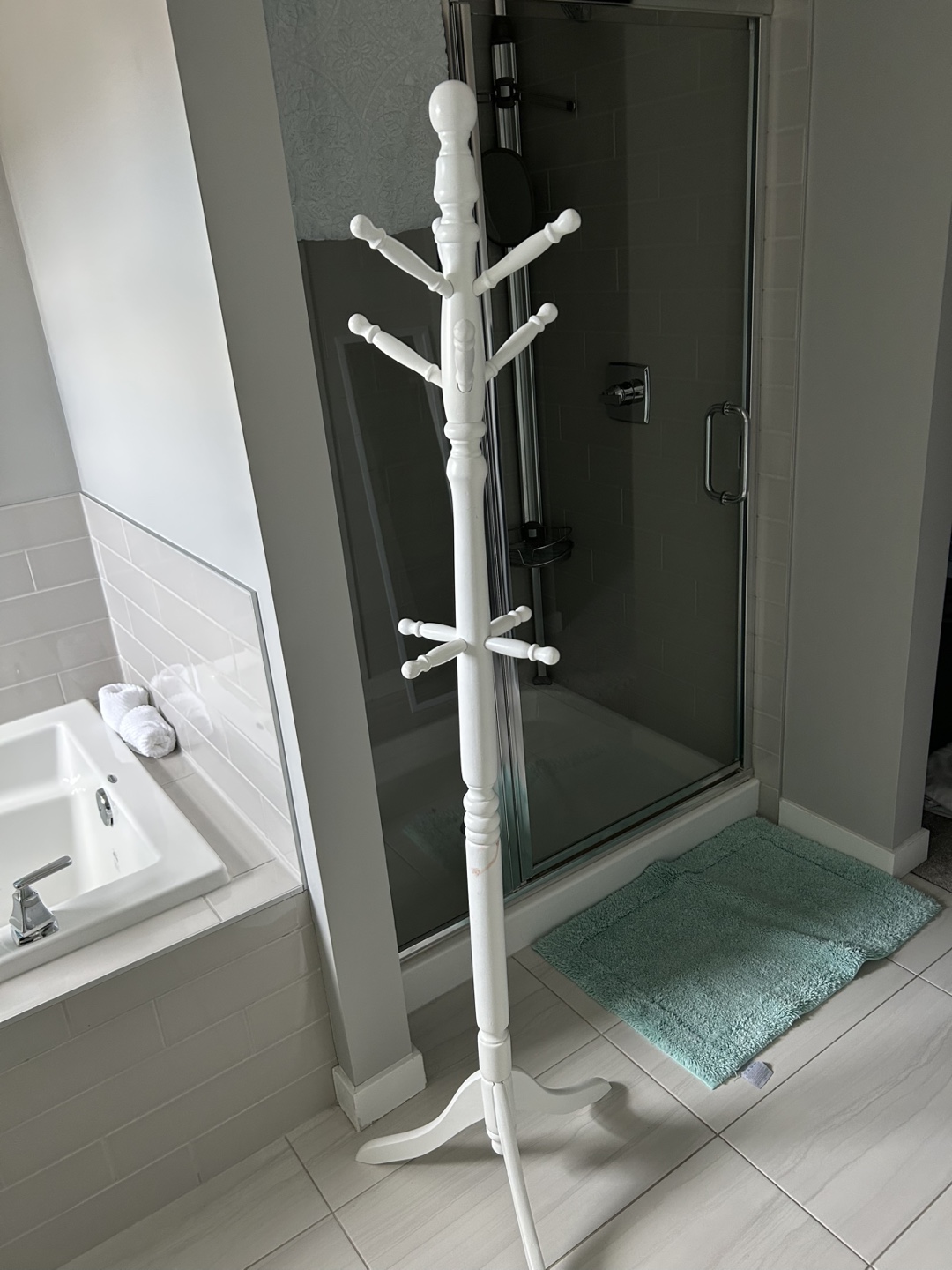 Wayfair White Wooden Coat Rack