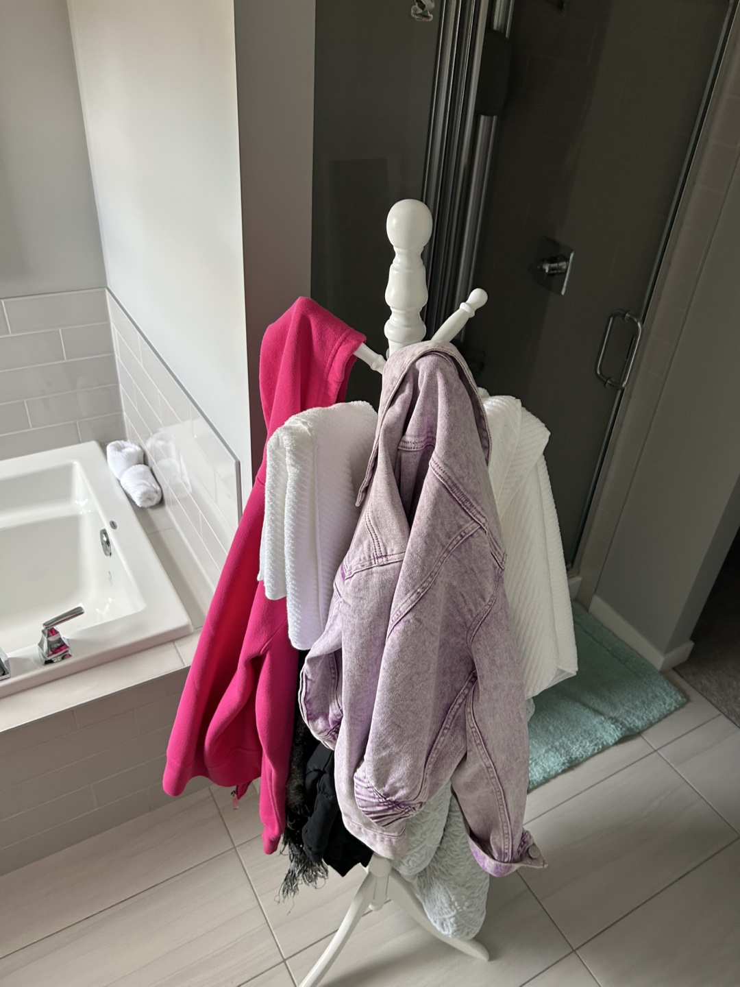Wayfair White Wooden Coat Rack - photo 4