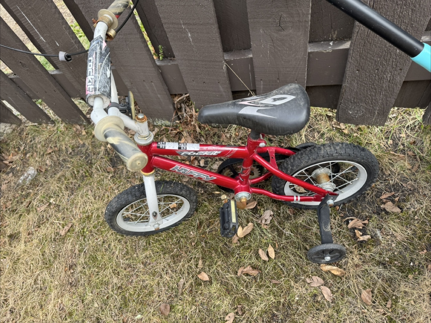 Kids' Red Huffy 12" Bike with Training Wheels