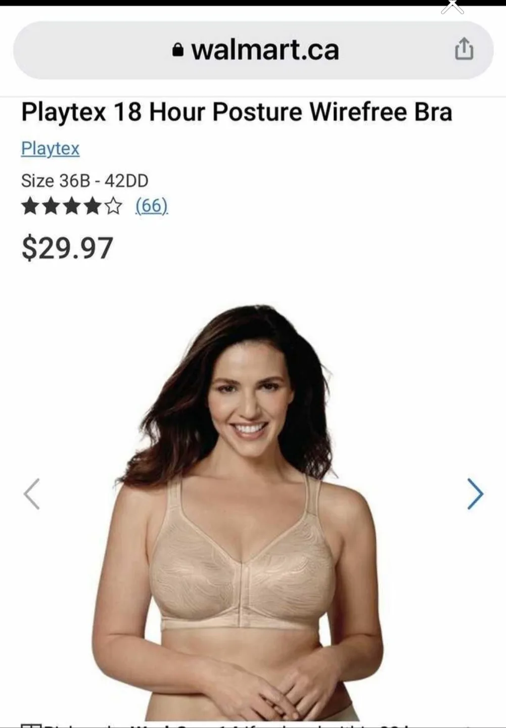 New Playtex 18hr Bra, 40DD $2.90 image indicator(3)