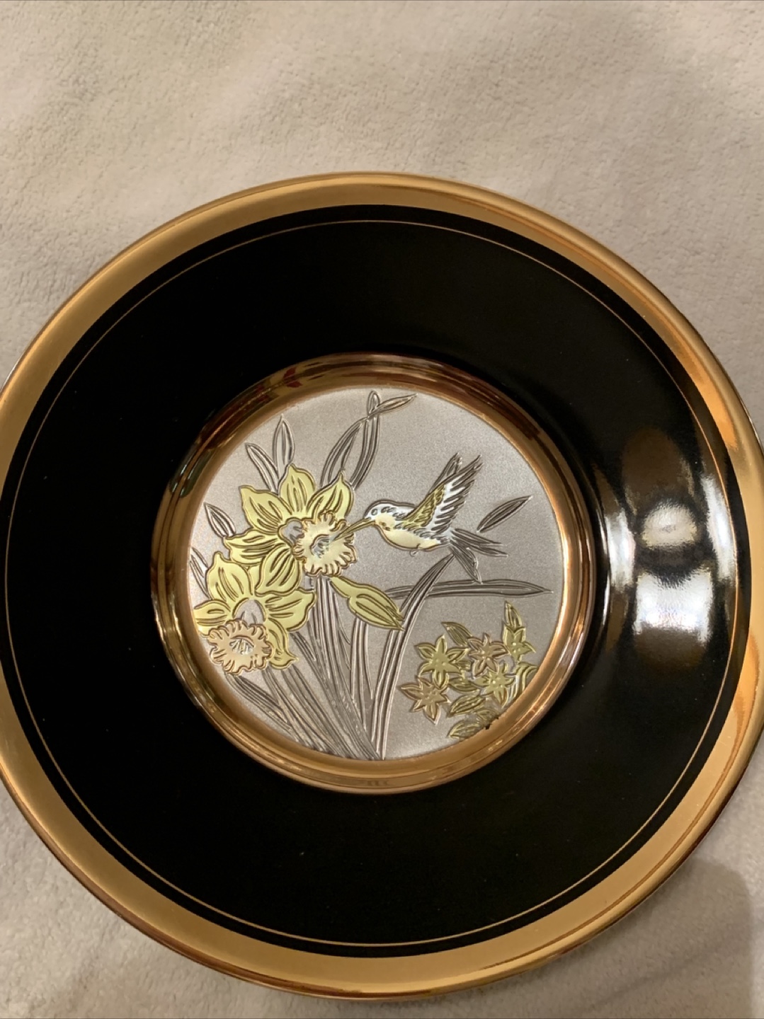 Beautiful Hummingbird Collector plate