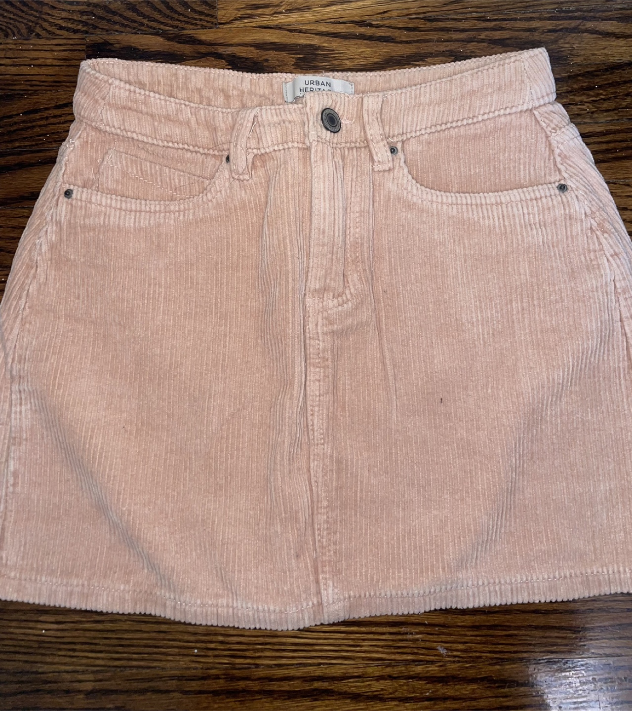 Corduroy Mini Skirt