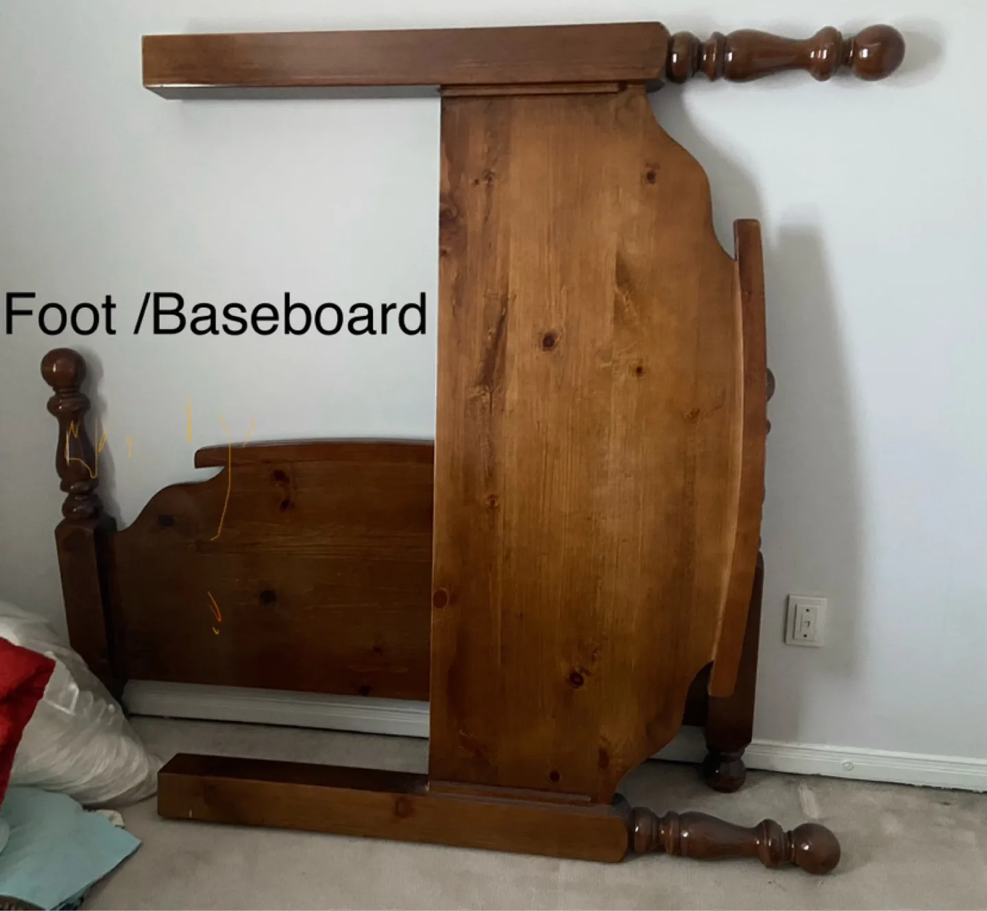 Queen Wooden Bed Frame - complete image indicator(4)