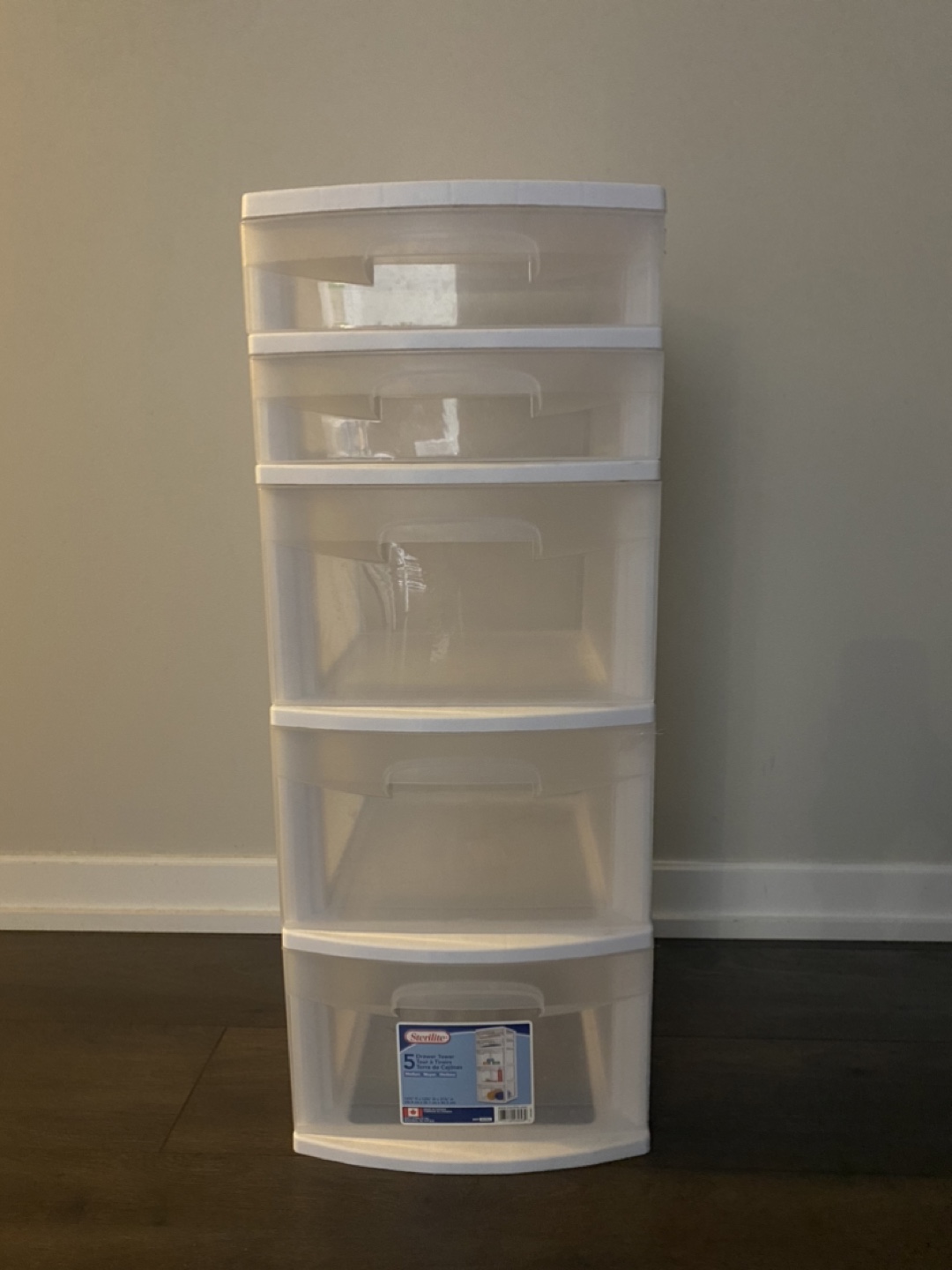Sterilite 5-Drawer Tower