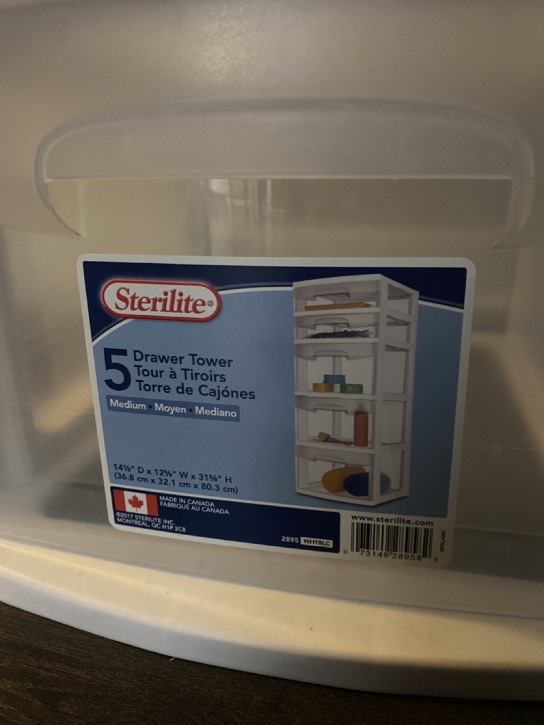 Sterilite 5-Drawer Tower - photo 2
