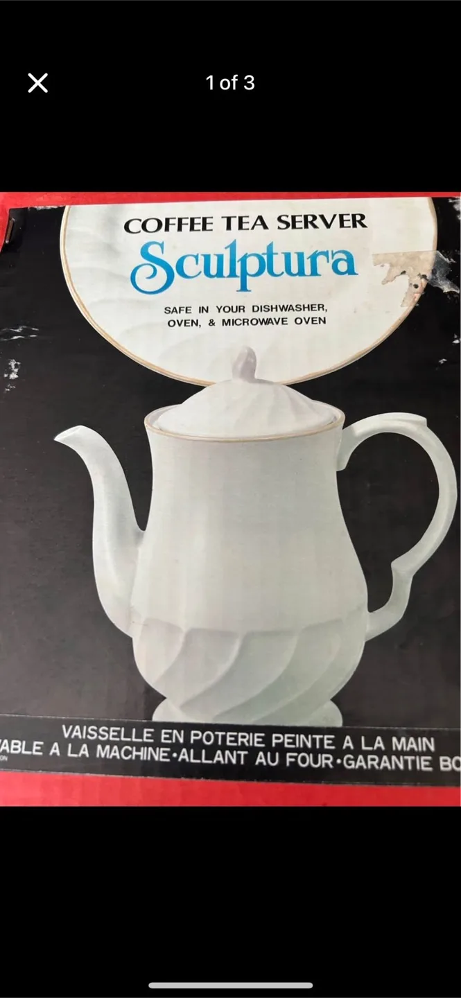 Vintage Sculptura Coffee/Tea Server MUST GO NOW thumbnail