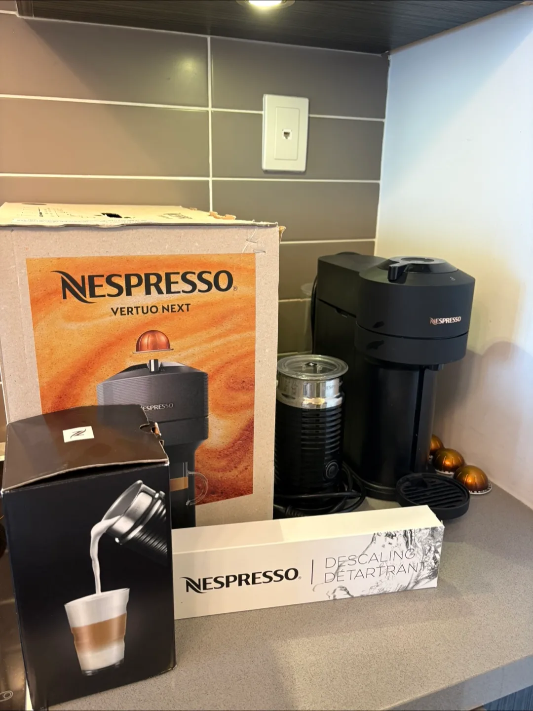 Nespresso Vertuo Next Coffee Machine Bundle thumbnail