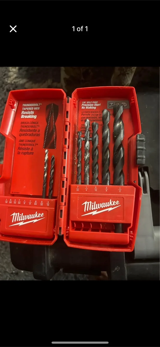 Milwaukee Thunderbolt Drill Bit Set thumbnail