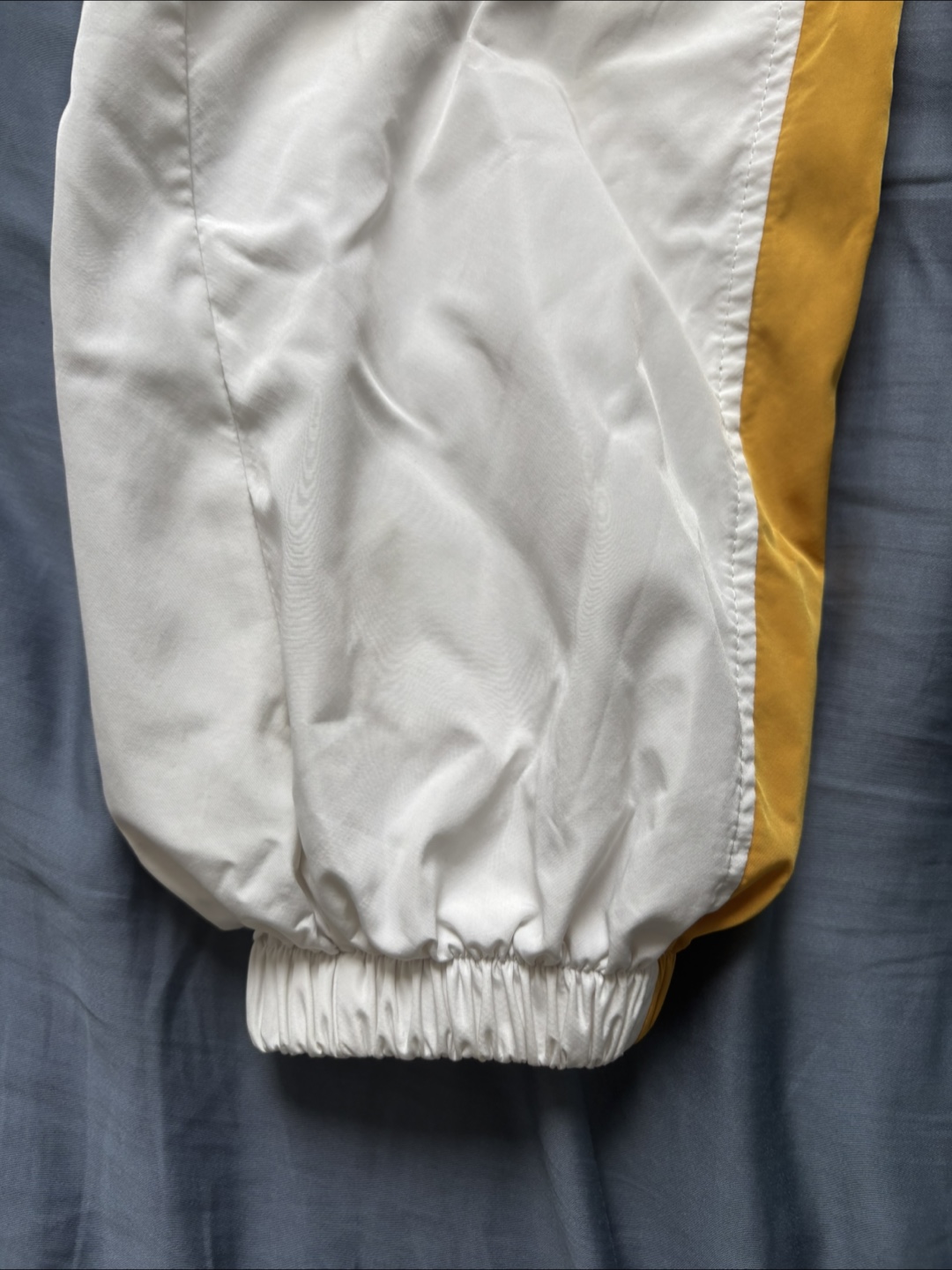 Huxley Style Track Pants - White, Gold, Teal - Size M - photo 5