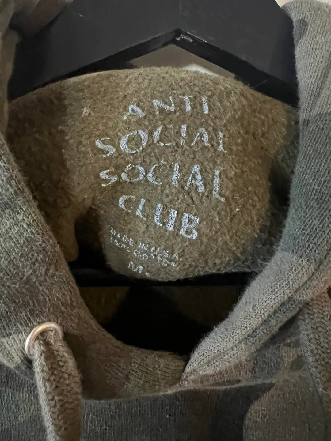 Anti Social Social Club Camo Hoodie image indicator(3)