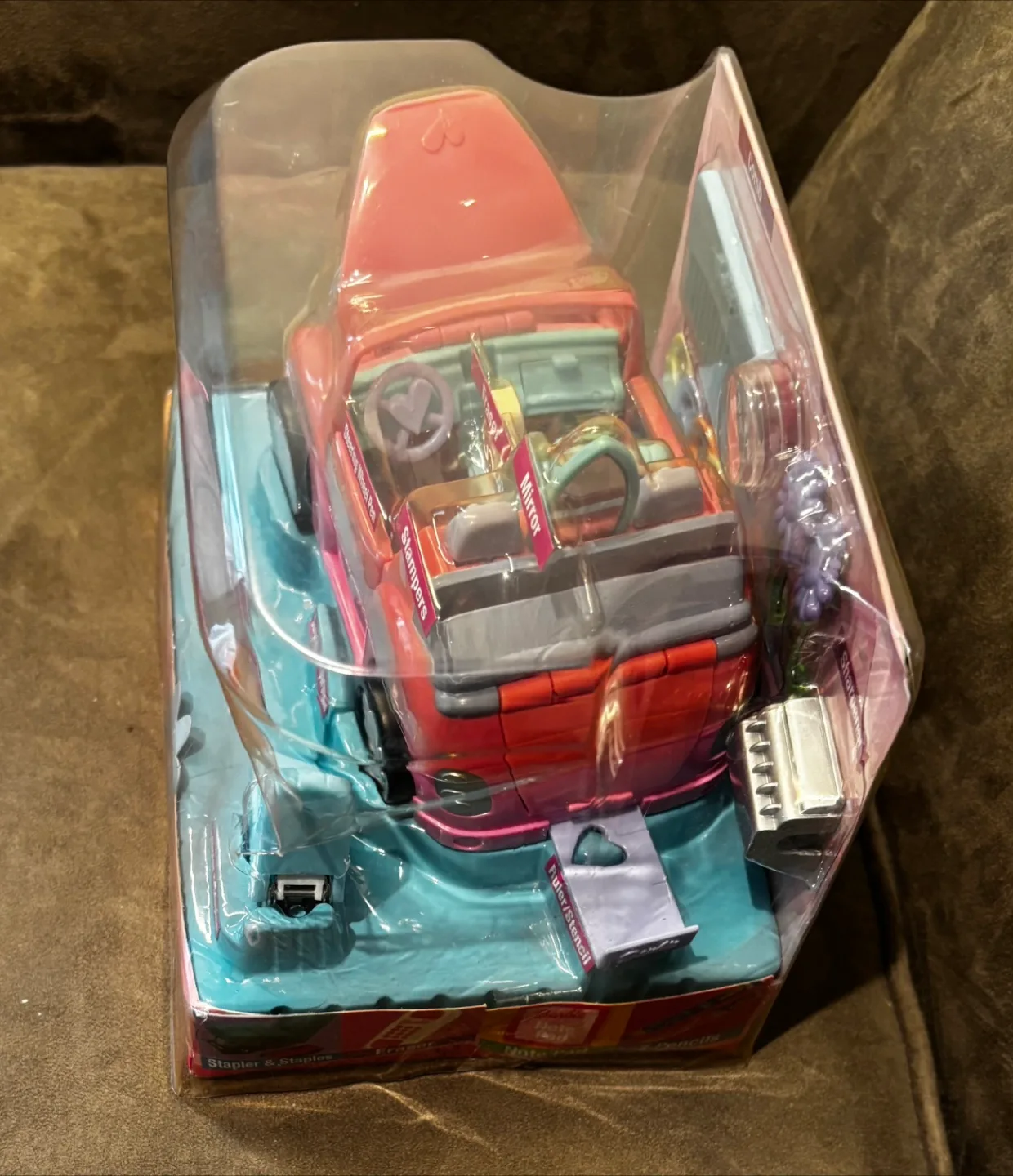 2002 Vintage Rare Barbie Pink Mini Buggy "Office Supplies" Set image indicator(3)