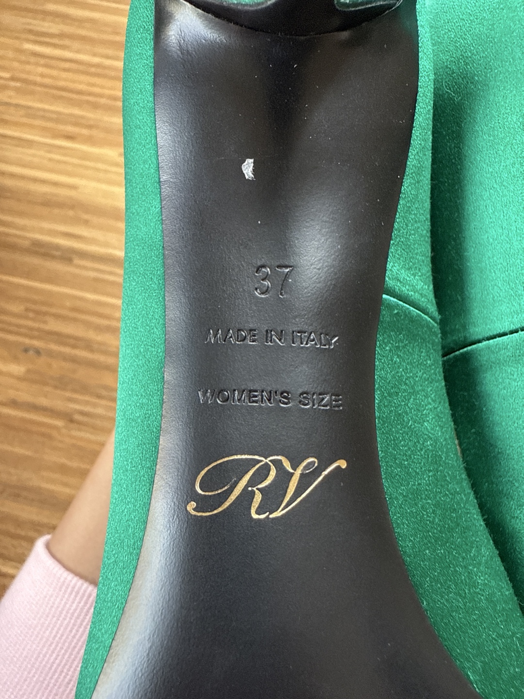 Roger Vivier Decolleté Sin Flower Strass 65 Pumps—Green - photo 5