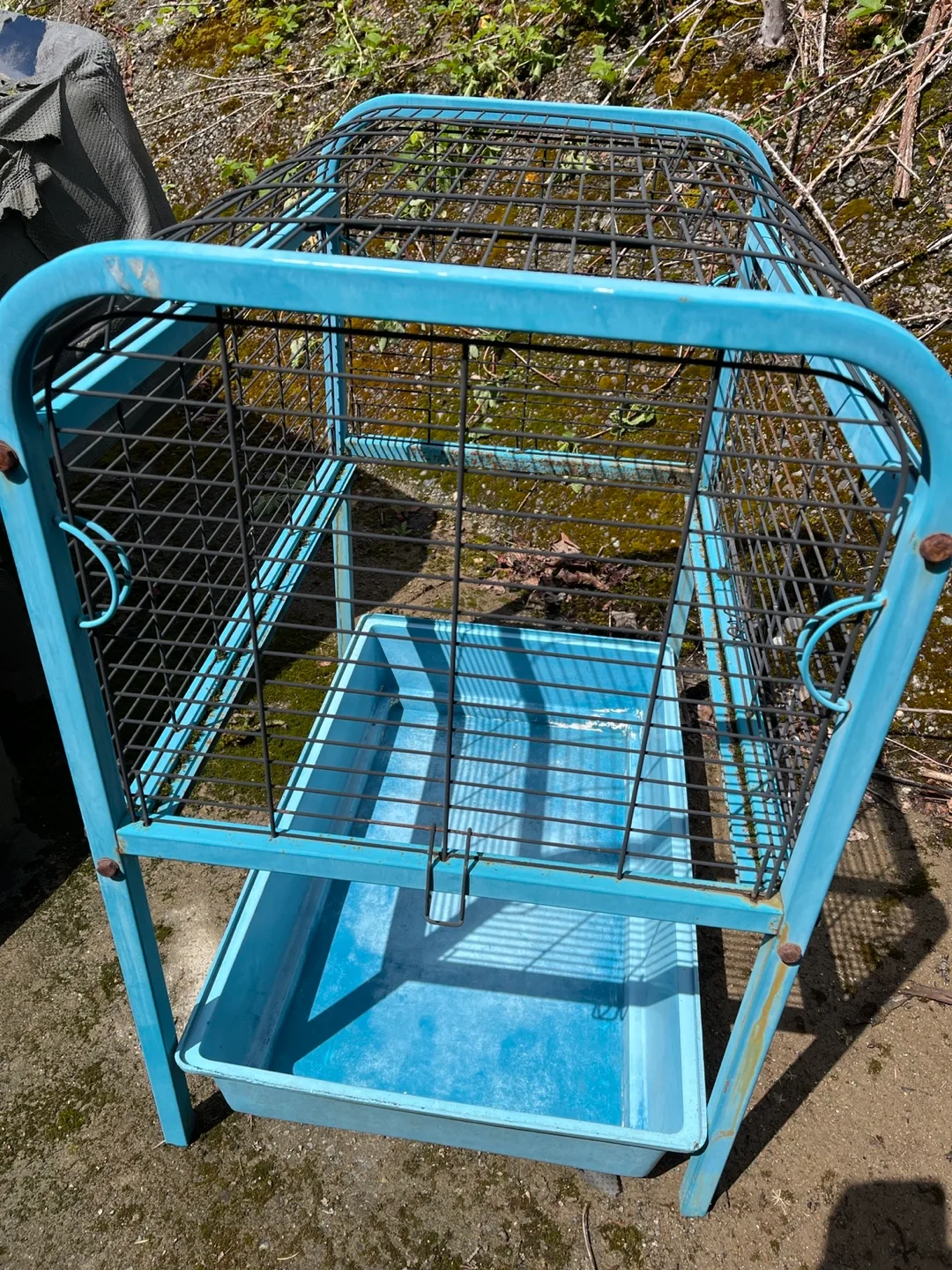 Blue Sturdy Pet Cage image indicator(4)