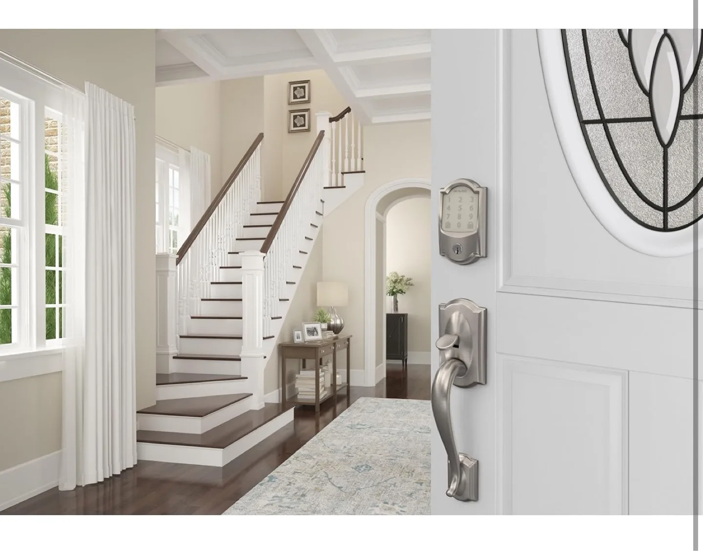 Schlage Encode Smart WiFi Deadbolt - Camelot Trim image indicator(2)