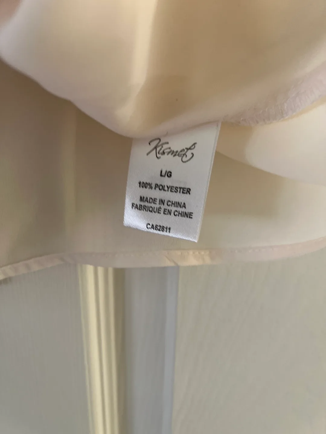 Kismet Scalloped Cami, Size L/G, Off-White image indicator(3)