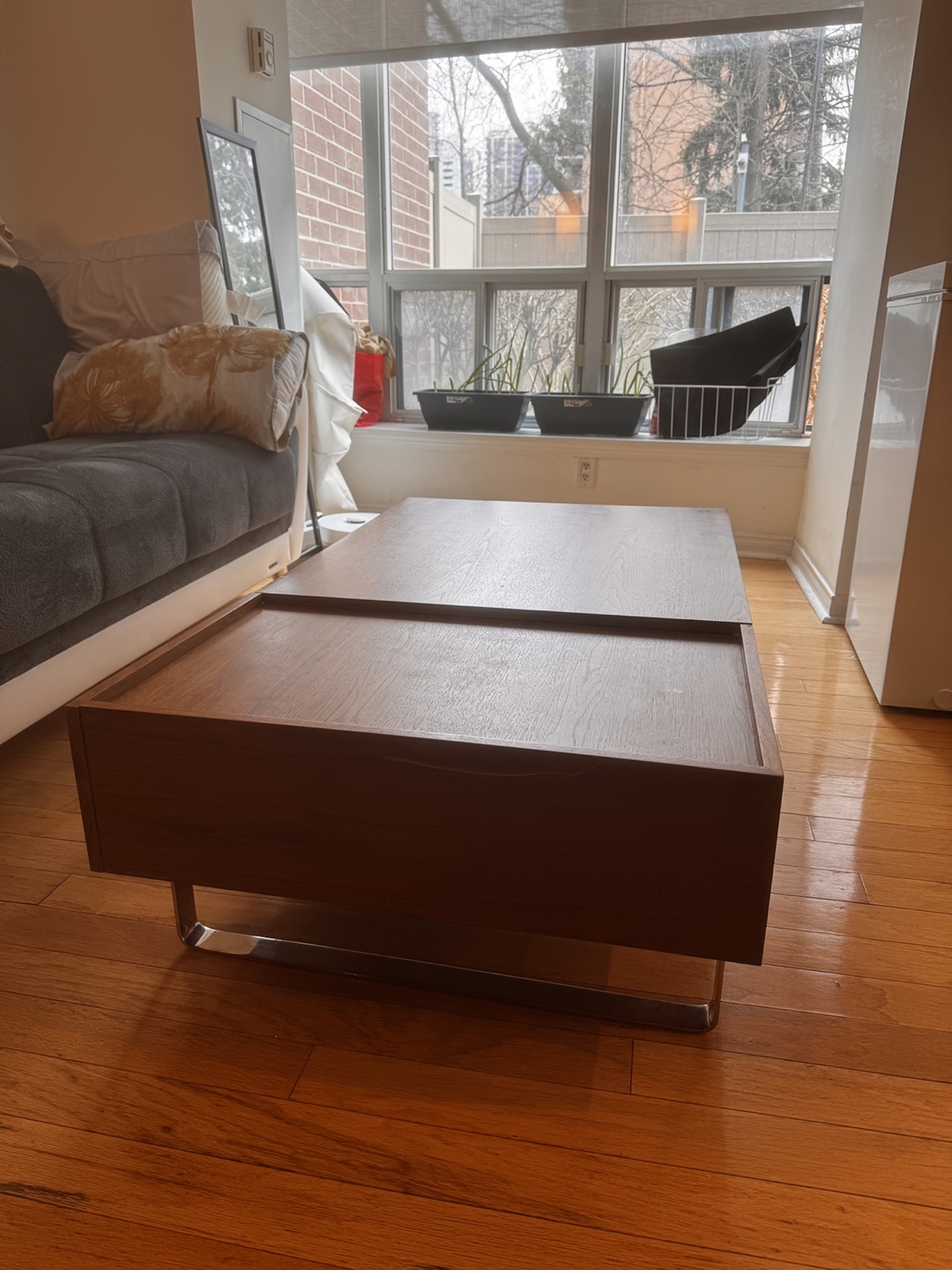 Lift-Top Coffee Table with Storage - photo 2