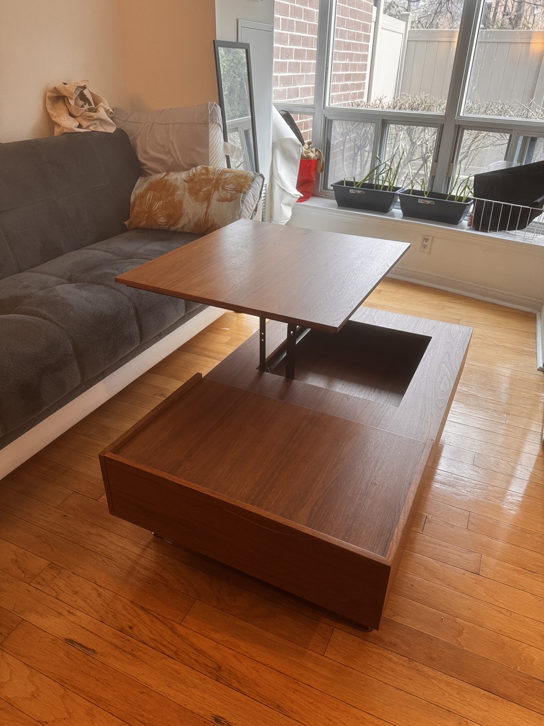 Lift-Top Coffee Table with Storage