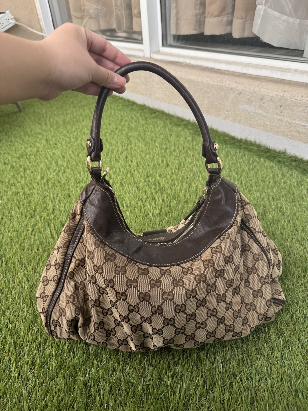 Authentic Gucci Abbey Vintage Canvas bag - photo 2