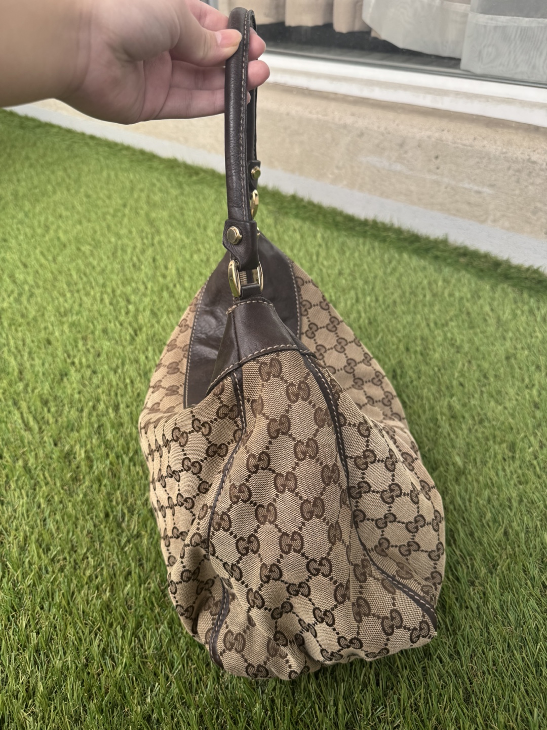 Authentic Gucci Abbey Vintage Canvas bag - photo 3