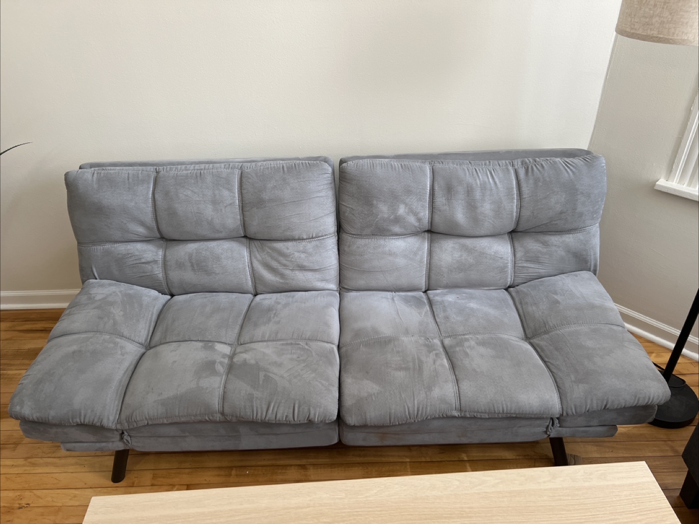 Gray Futon Sofa Bed