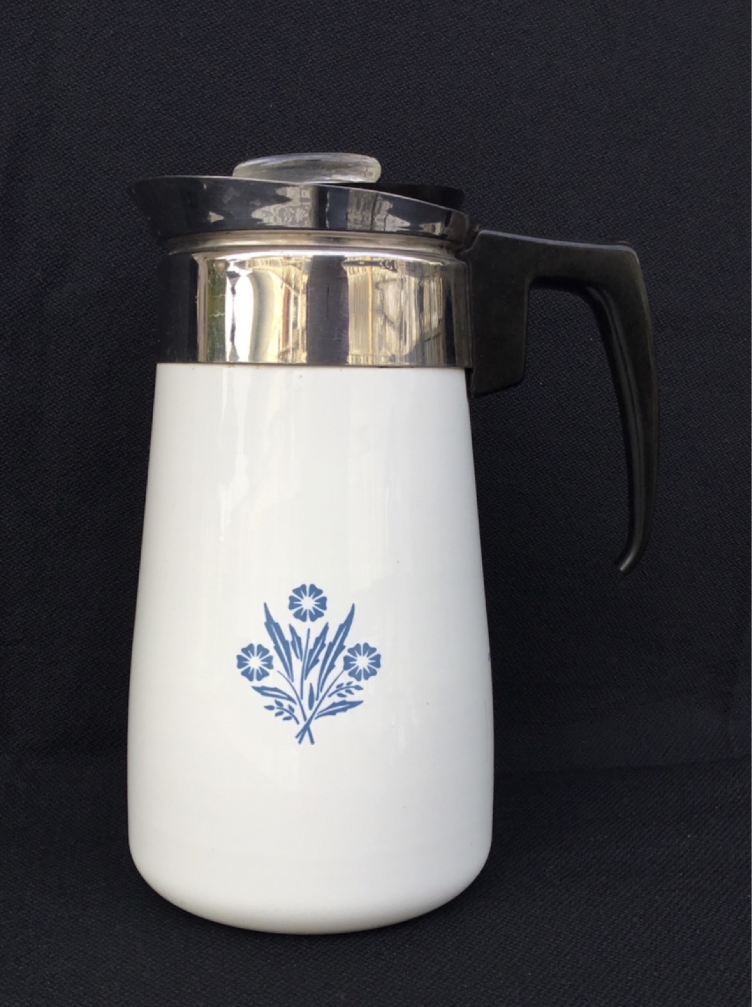 Vintage Corning Ware 9 Cup Percolator Coffee Pot
