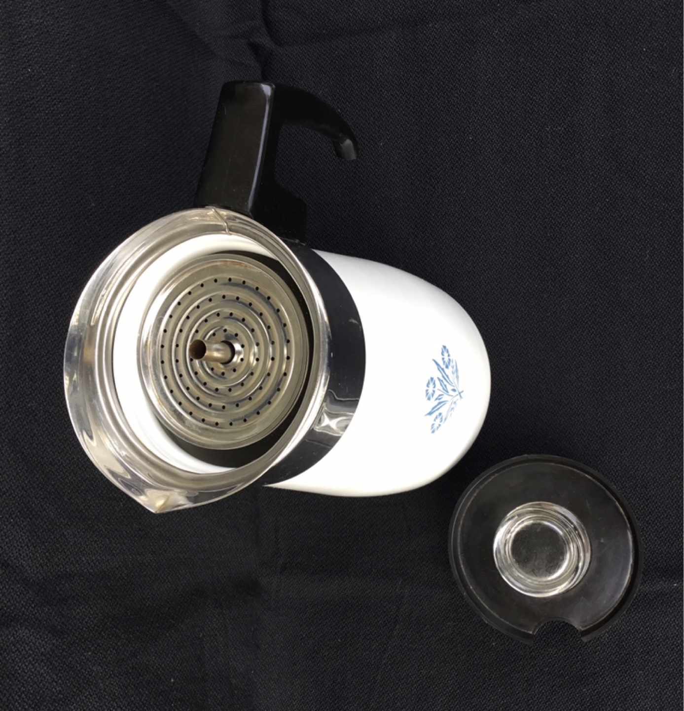 Vintage Corning Ware 9 Cup Percolator Coffee Pot - photo 2