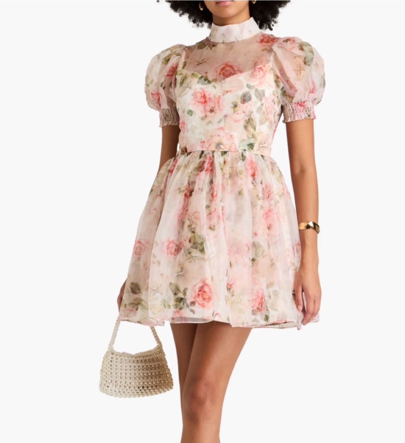 Alice + Olivia Morningside Floral Mini Dress Size 8 - photo 2